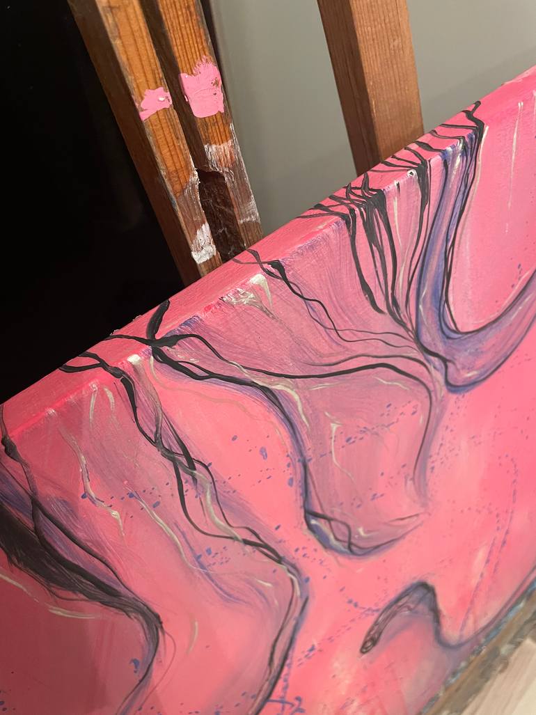Original Abstract Body Painting by Veronica Rondine