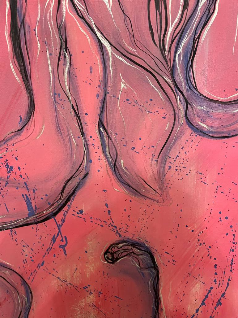 Original Abstract Body Painting by Veronica Rondine