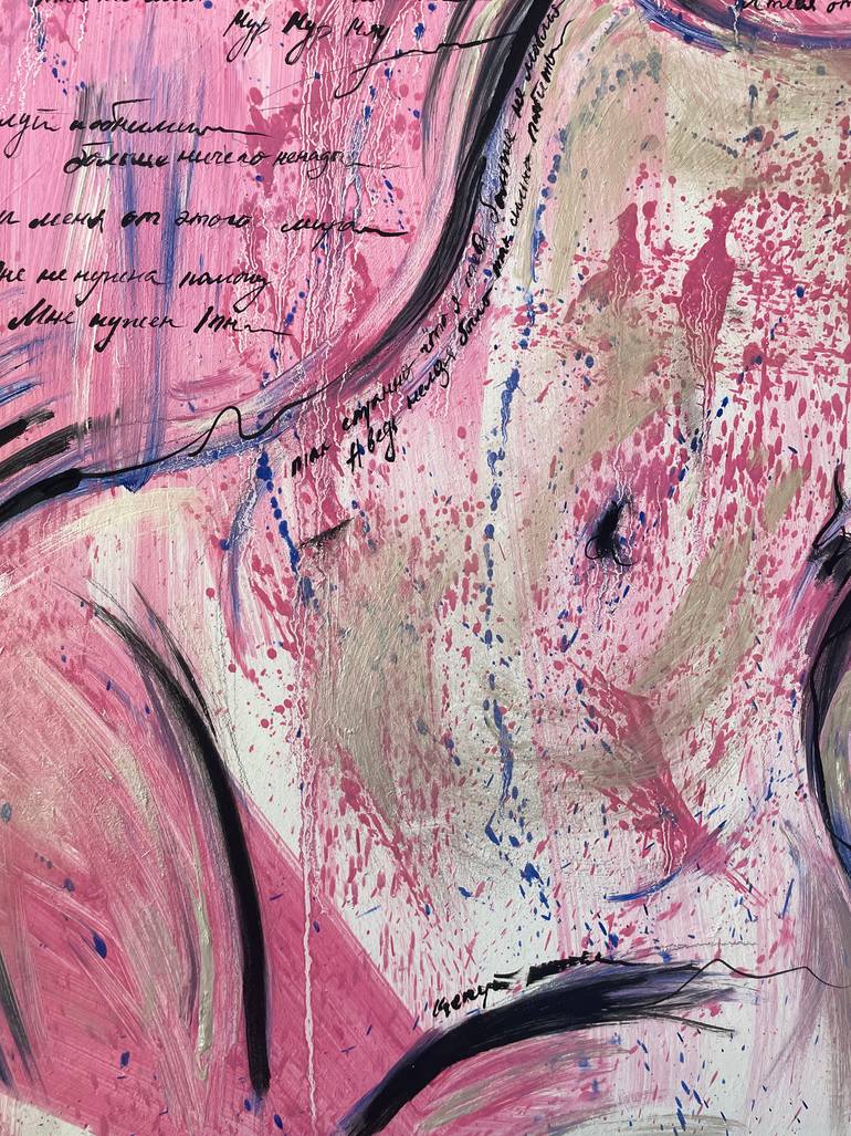 Original Abstract Body Painting by Veronica Rondine