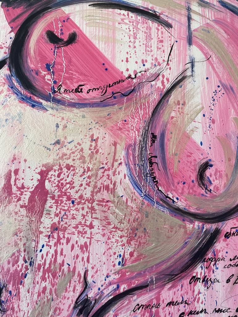 Original Abstract Body Painting by Veronica Rondine