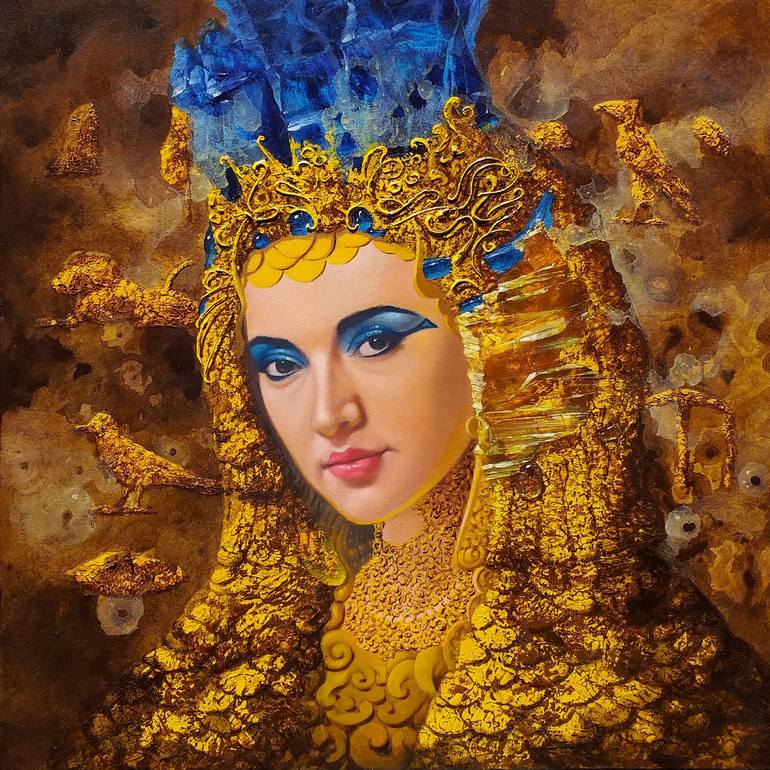 Cleopatra Painting by Muji Harjo | Saatchi Art