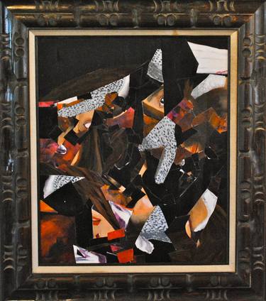 Original Abstract Performing Arts Collage by Darryl Ponicsan