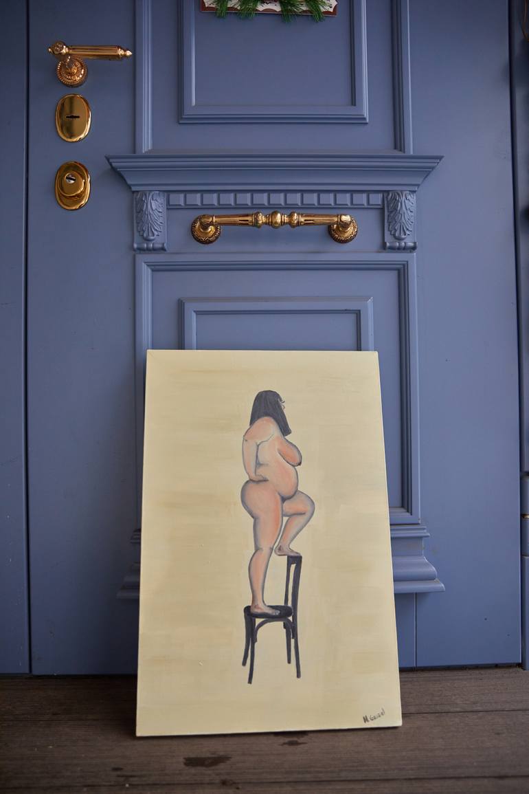 Original Erotic Painting by Nina Grigel