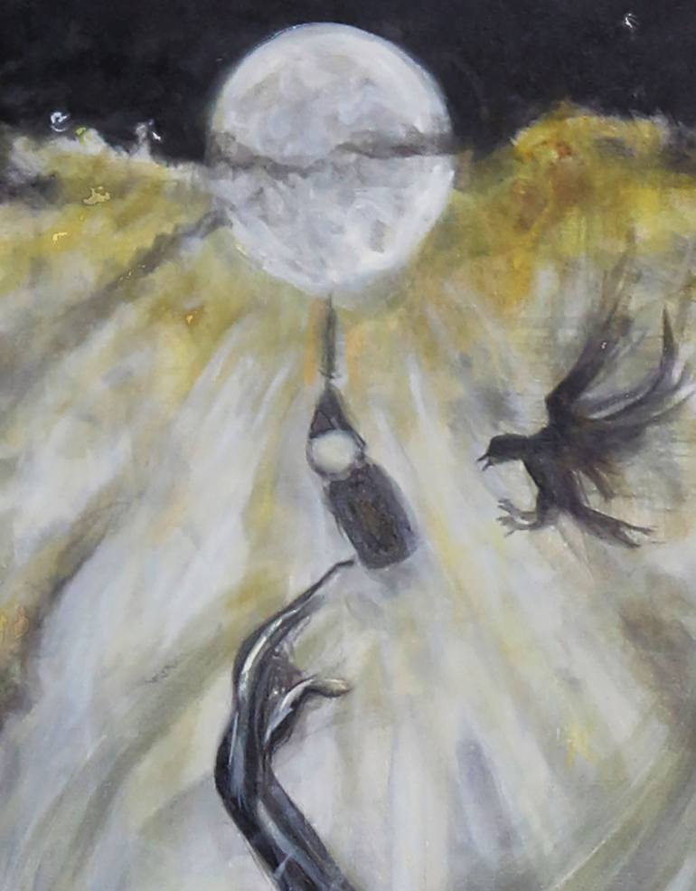 Original Abstract Fantasy Painting by Magdy Anani