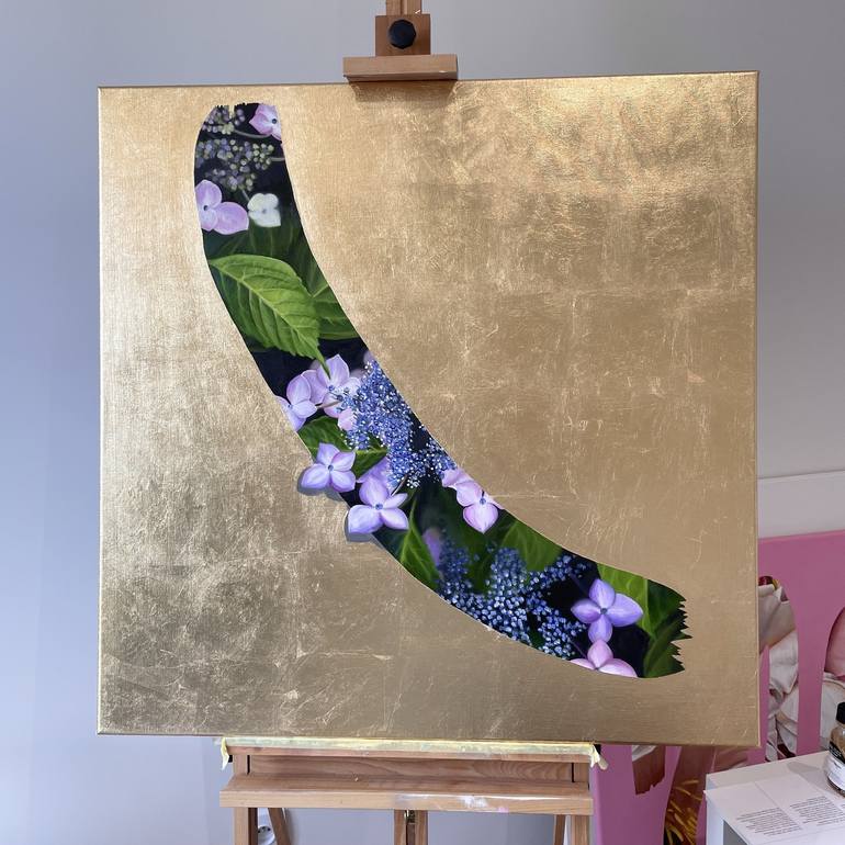 Original Floral Painting by Oksana Vinnichenko