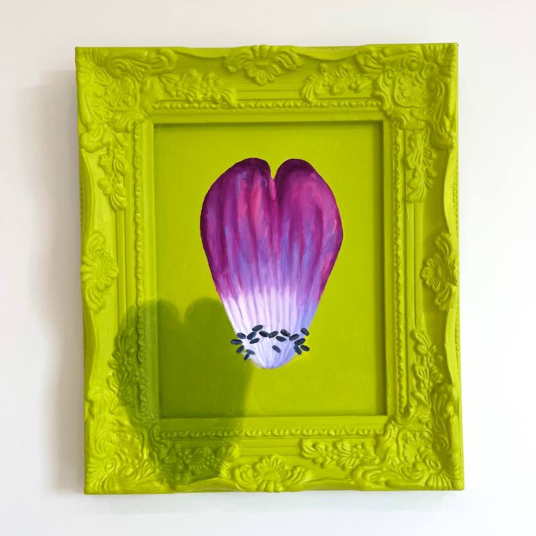 Original Contemporary Floral Painting by Oksana Vinnichenko