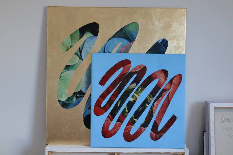 Original Photorealism Floral Painting by Oksana Vinnichenko