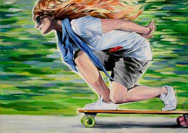 Original Realism Sport Paintings by Natalia Rezanova