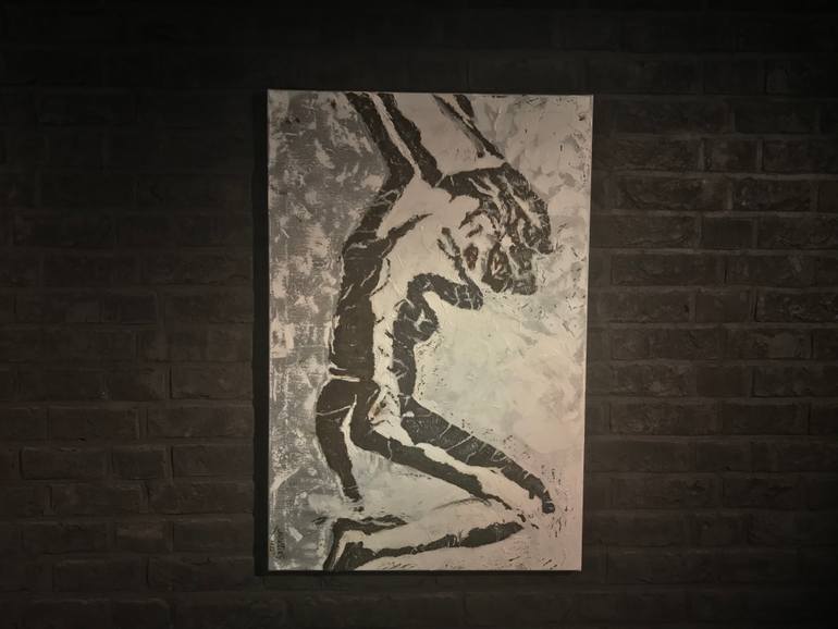 Original Figurative Abstract Painting by Natallia Siarozhankina