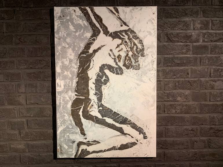 Original Figurative Abstract Painting by Natallia Siarozhankina