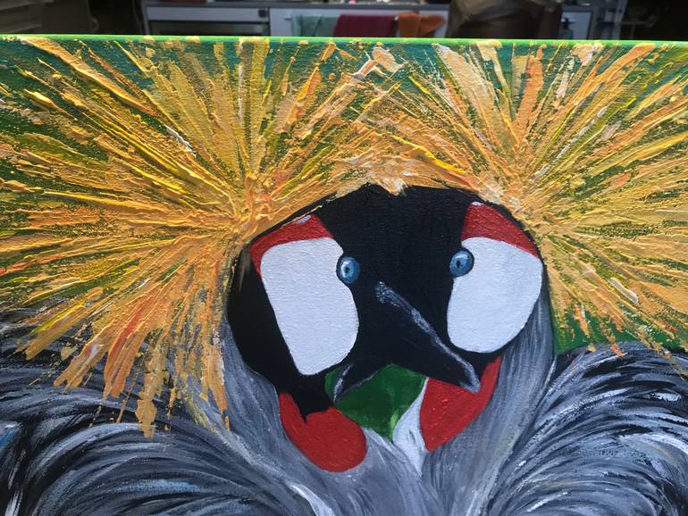 Original Figurative Animal Painting by Natallia Siarozhankina