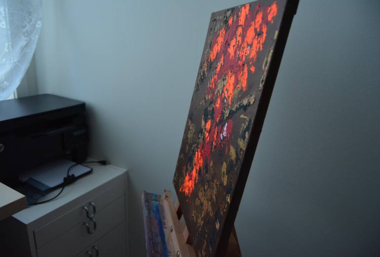 Original Abstract Expressionism Abstract Painting by Samantha Berg
