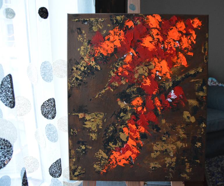 Original Abstract Expressionism Abstract Painting by Samantha Berg