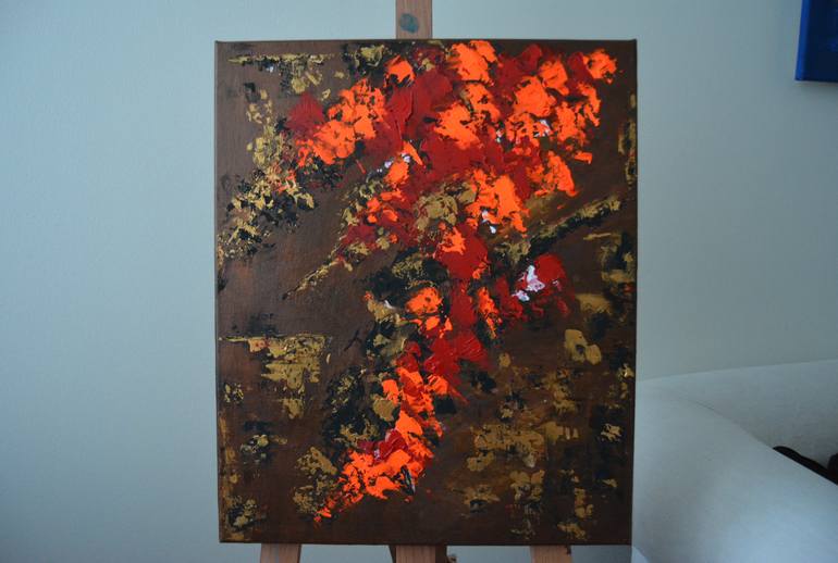 Original Abstract Expressionism Abstract Painting by Samantha Berg