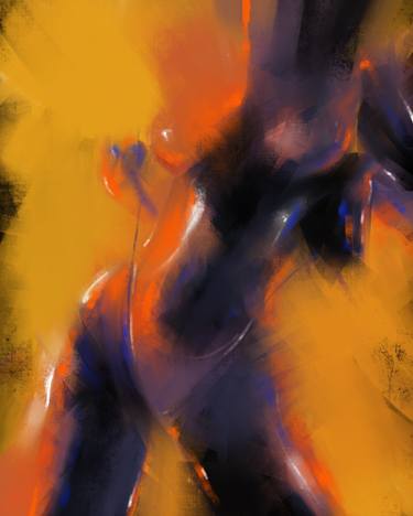 “SUNSET” – digital art on paper - Limited Edition of 1 thumb