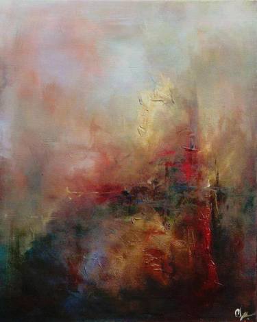 Original Abstract Expressionism Abstract Painting by Charlotte Wallis
