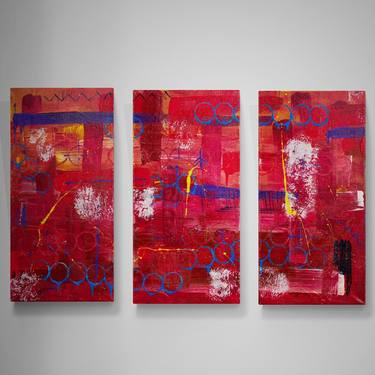 Original Conceptual Abstract Painting by Boris Rudnitskiy