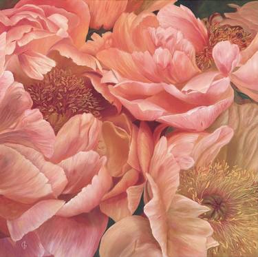 Print of Realism Floral Paintings by Ieva Graudina
