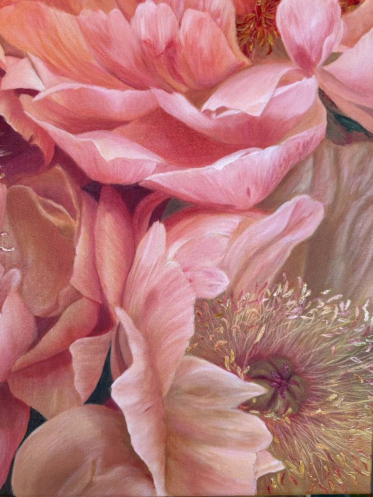 Original Realism Floral Painting by Ieva Graudina