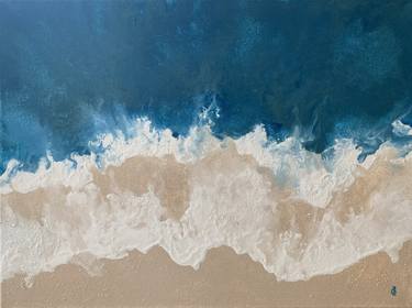 Print of Abstract Seascape Paintings by Ieva Graudina