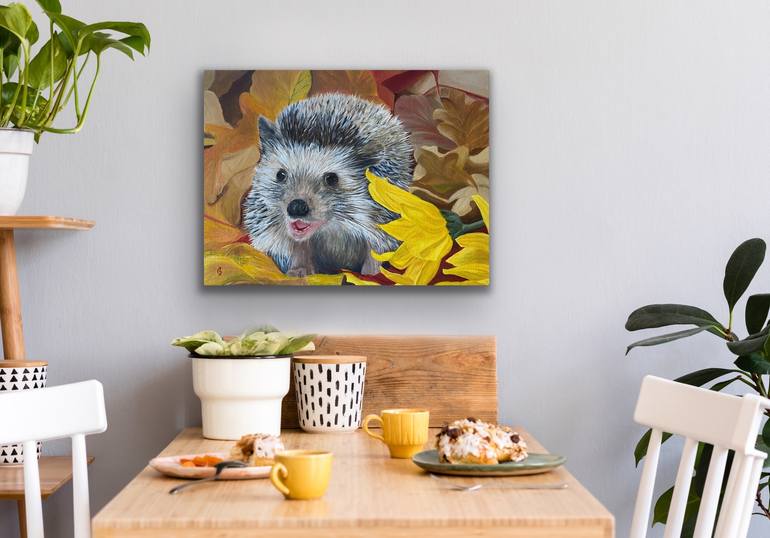 Original Illustration Animal Painting by Ieva Graudina