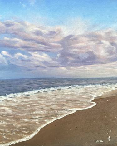 Original Realism Beach Paintings by Ieva Graudina
