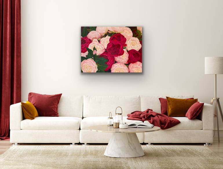 Original Illustration Floral Painting by Ieva Graudina