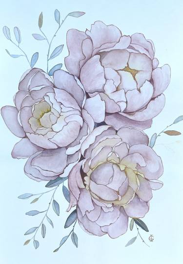 Original Floral Paintings by Ieva Graudina