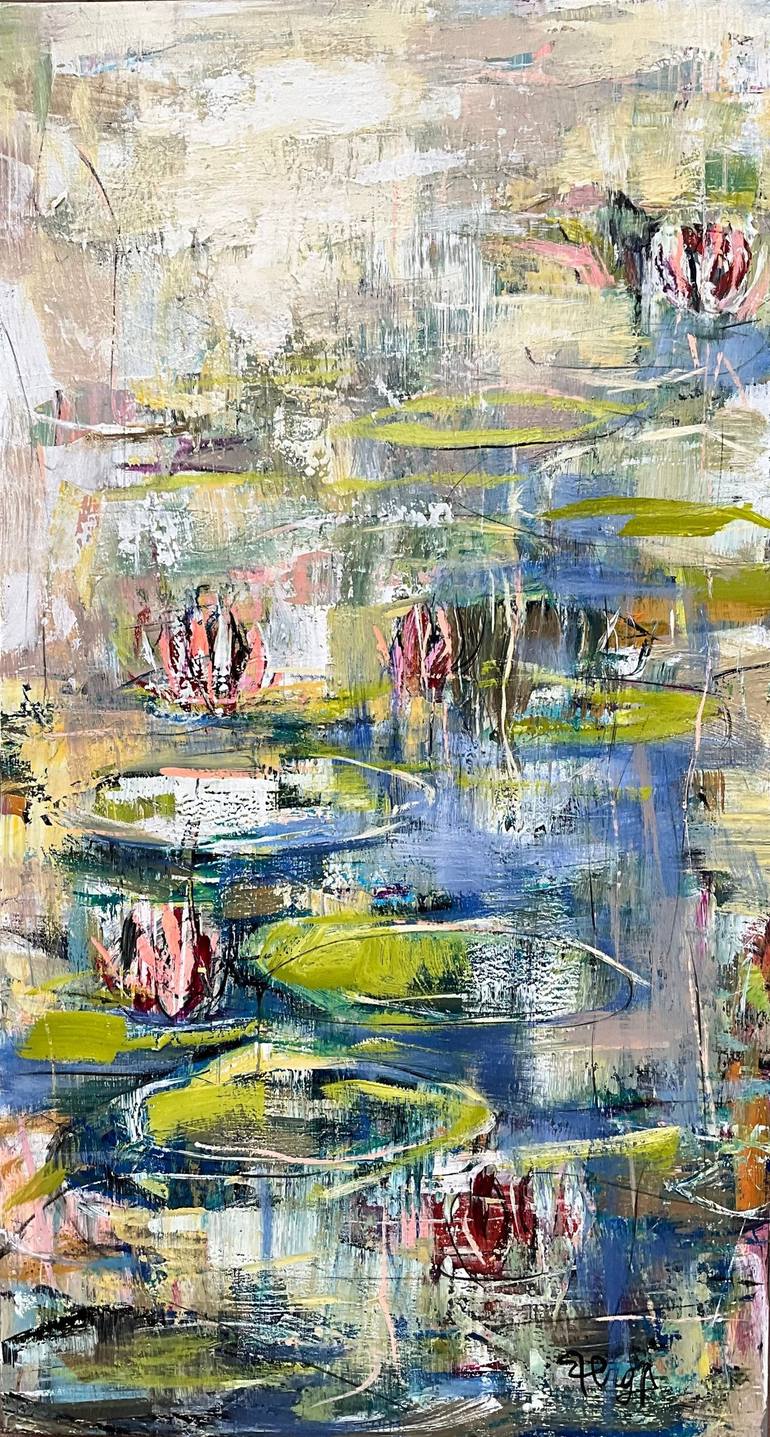 Original Impressionism Floral Paintings by Mona Berga