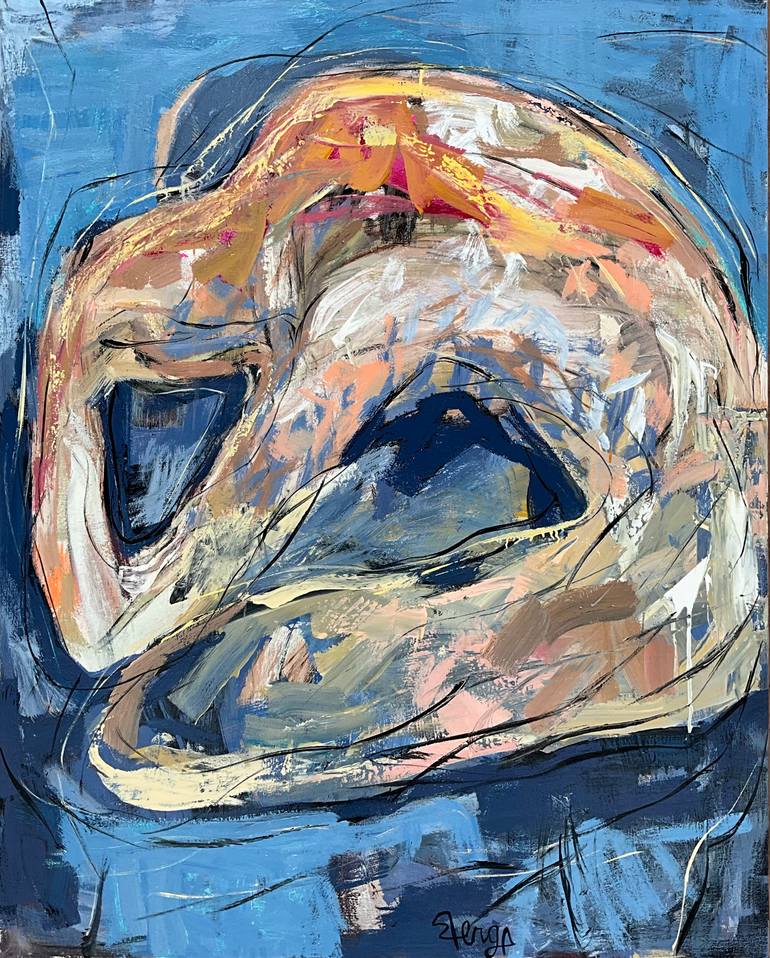 Original Abstract Painting by Mona Berga | Abstract Art on Canvas | Body and Soul