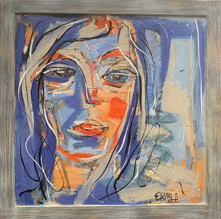 Contemporary Woman Painting by Mona Berga | Saatchi Art