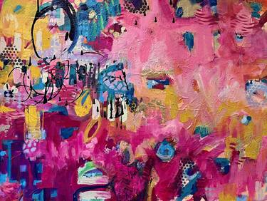 Original Abstract Expressionism Abstract Paintings by Amy Cline