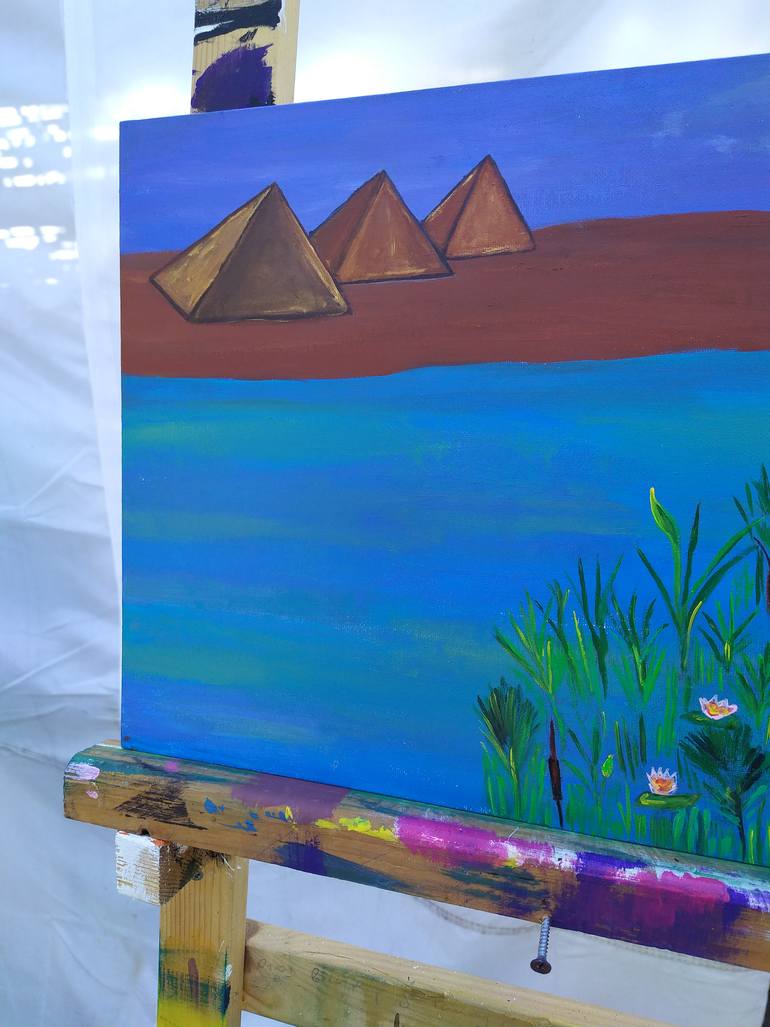 Original Impressionism Religion Painting by Solomon Gold