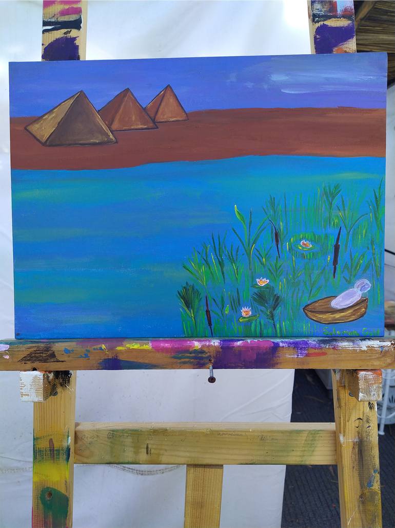 Original Impressionism Religion Painting by Solomon Gold