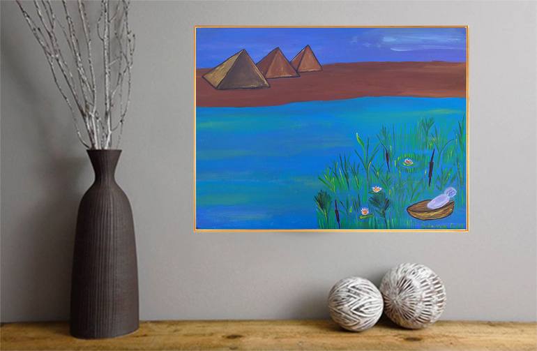 Original Impressionism Religion Painting by Solomon Gold