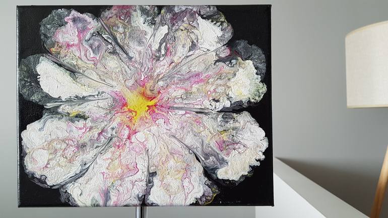 Original Abstract Floral Painting by Iryna Torchinska