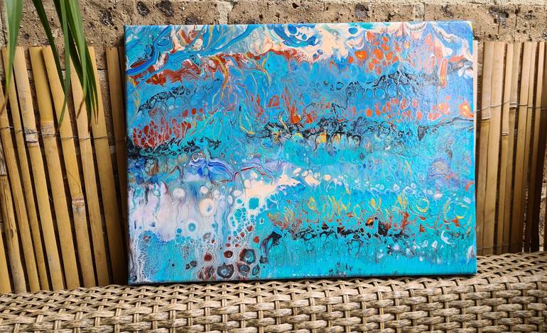 Original Abstract Expressionism Abstract Painting by Iryna Torchinska