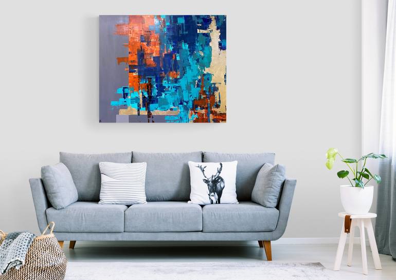 Original Conceptual Abstract Painting by Alina Khramova