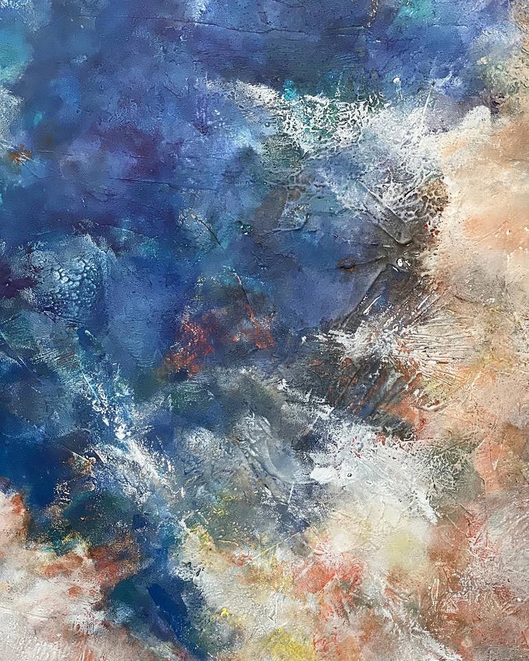 Original Abstract Aerial Painting by Alina Khramova