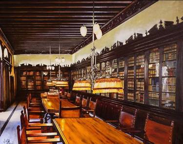 Original Architecture Paintings by Vicente Raúl Fernández Román