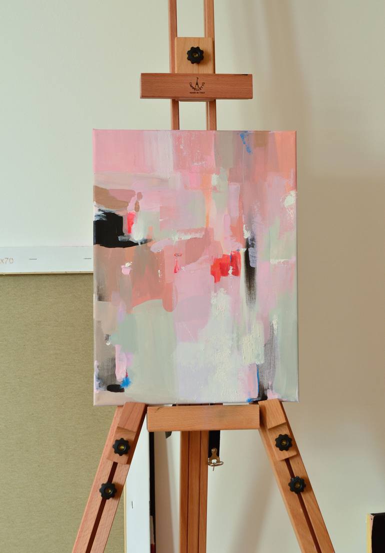 Original Modernism Abstract Painting by Olga Konstantynovska