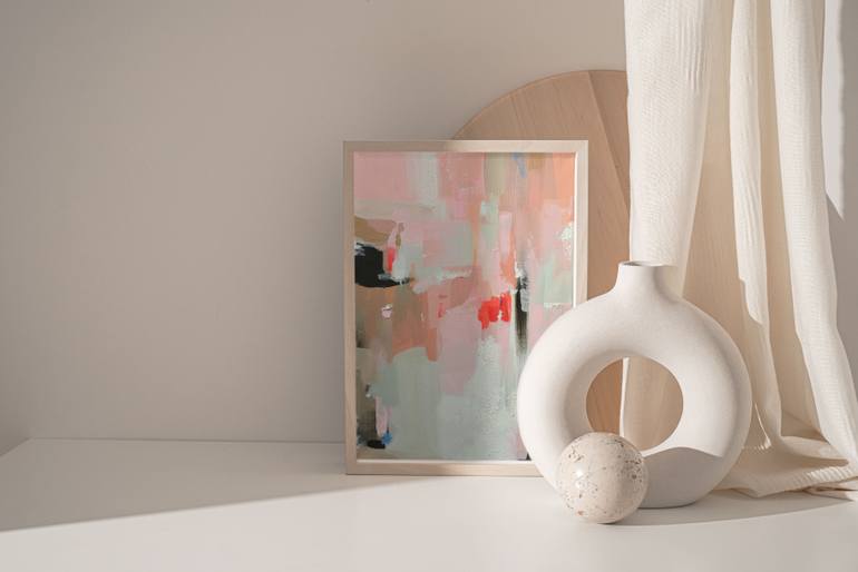Original Modernism Abstract Painting by Olga Konstantynovska