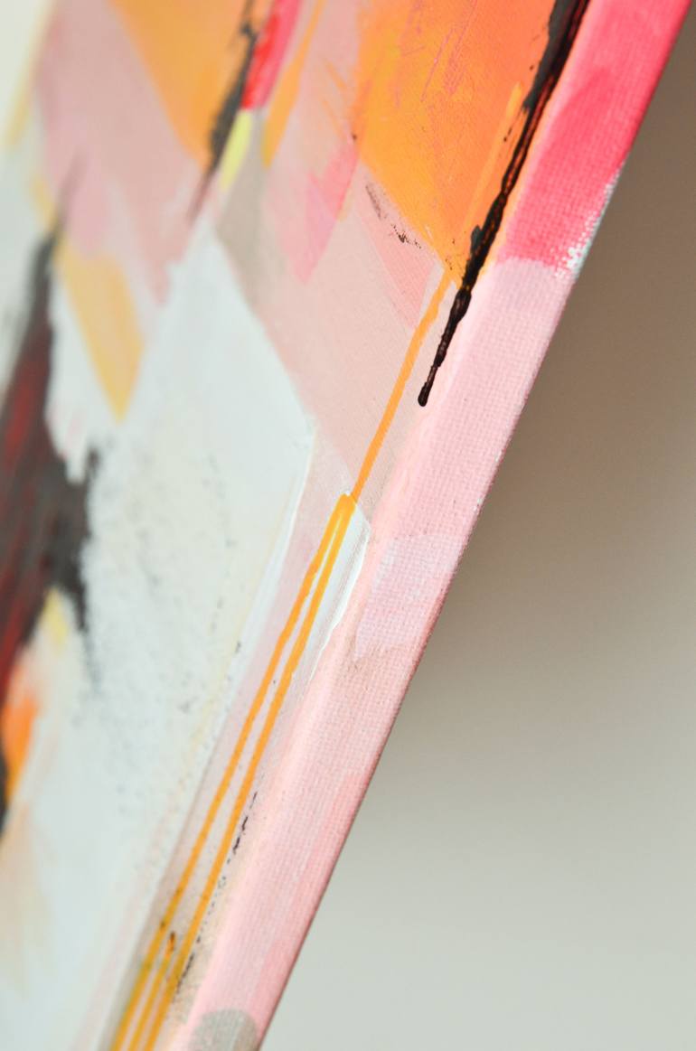 Original Expressionism Abstract Painting by Olga Konstantynovska