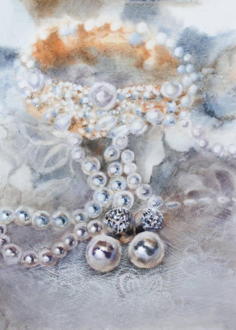 The Pearl Painting by IURII DZHINALIEV Saatchi Art