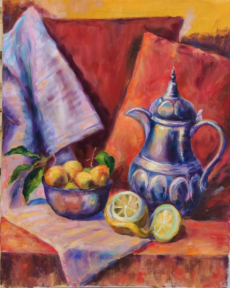 Turkish still life Painting by Elena Safonova | Saatchi Art