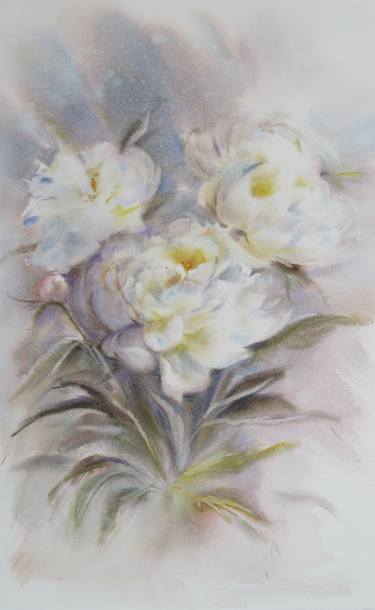 Original Fine Art Floral Painting by Kurnosova Olga