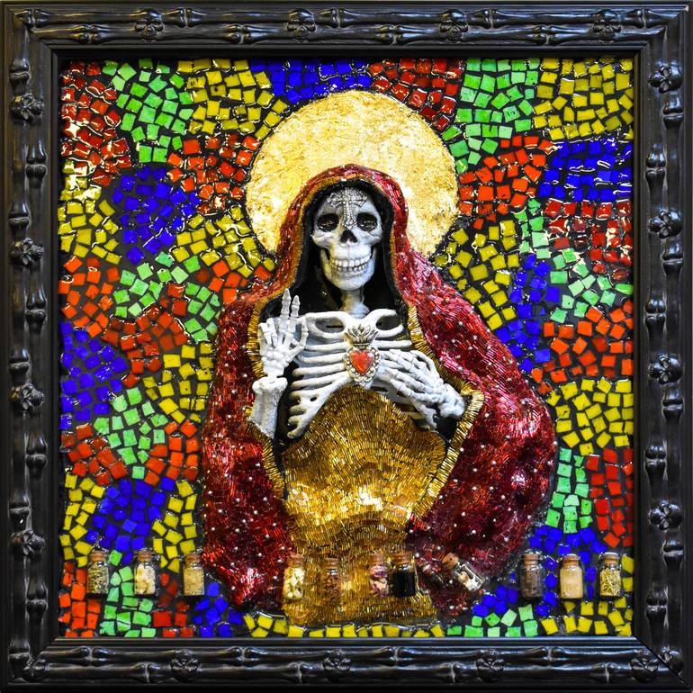 Santa Muerte - Red - Print