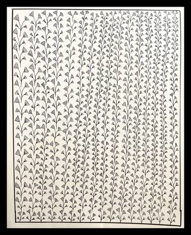 Print of Art Deco Floral Drawings by Love Art