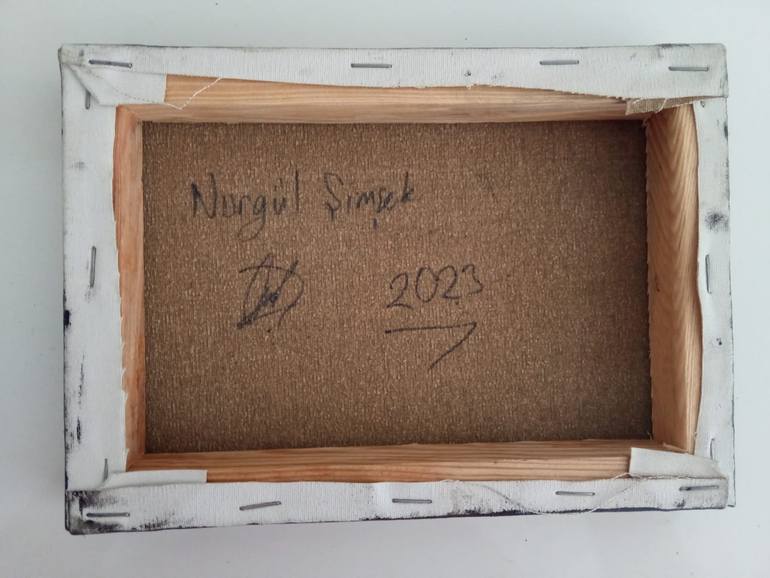 Original Conceptual Cinema Painting by Nurgul Simsek