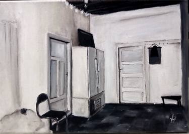 Original Black & White Home Paintings by Nurgul Simsek